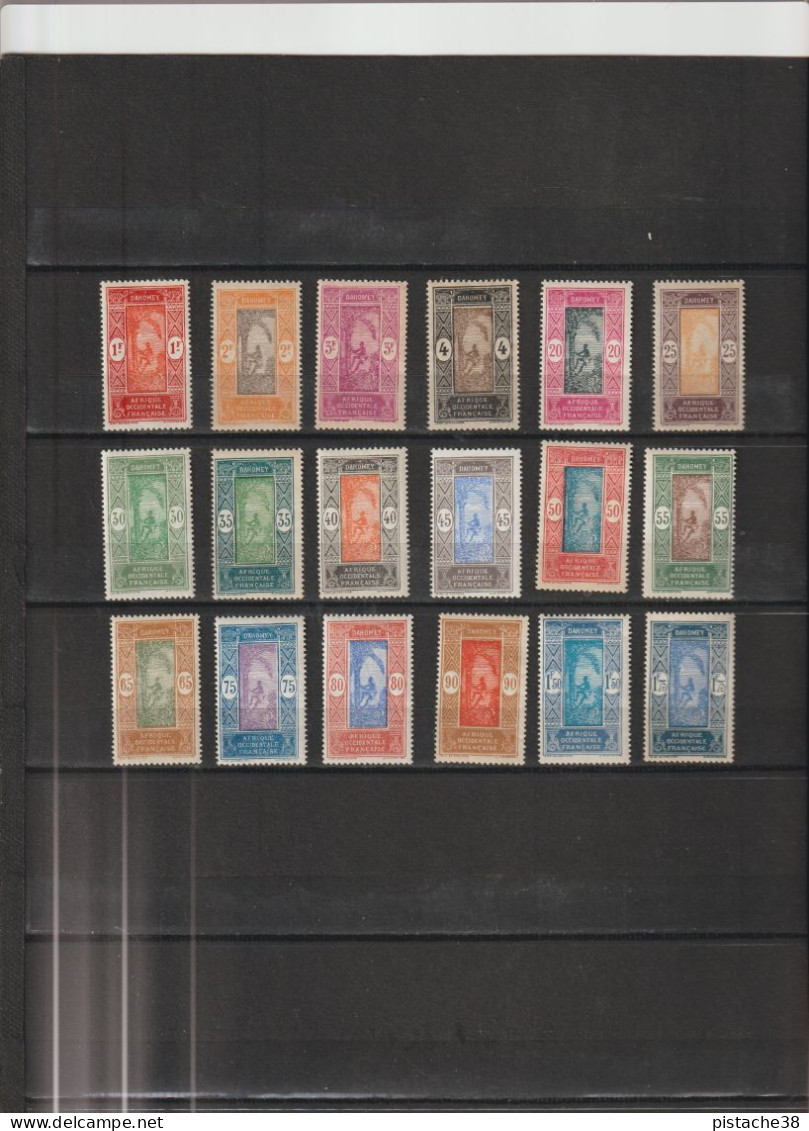 DAHOMEY, Série N° 43 à 59 De 1913 à 1917, Timbres Neufs Sans Aucune Trace, Voir - Unused Stamps