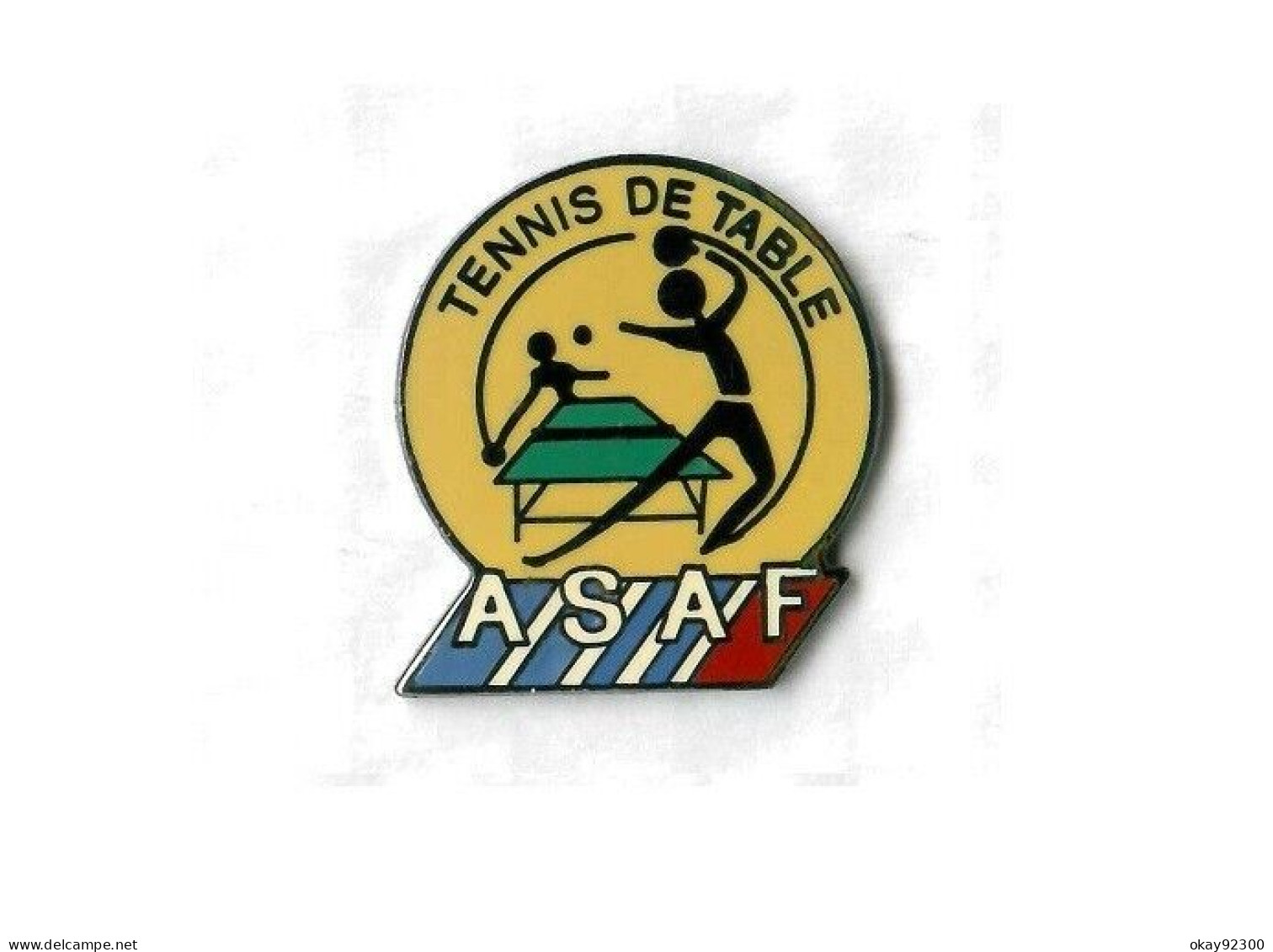 Pin's Avion Airline Air France ASAF Tennis De Table Ping-pong - Table Tennis