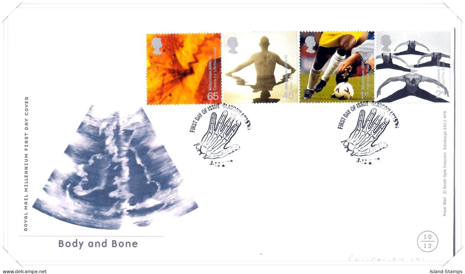 2000 Body & Bone Unaddressed TT - 1991-2000 Decimal Issues
