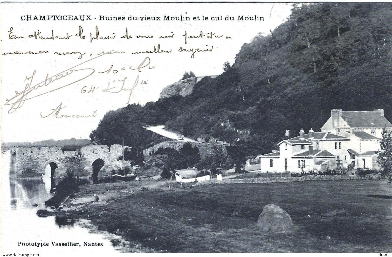 49 - (Maine Et Loire) -  CHAMPTOCEAUX - Ruines Du Vieux Moulin Et Le Cul Du Moulin - Champtoceaux