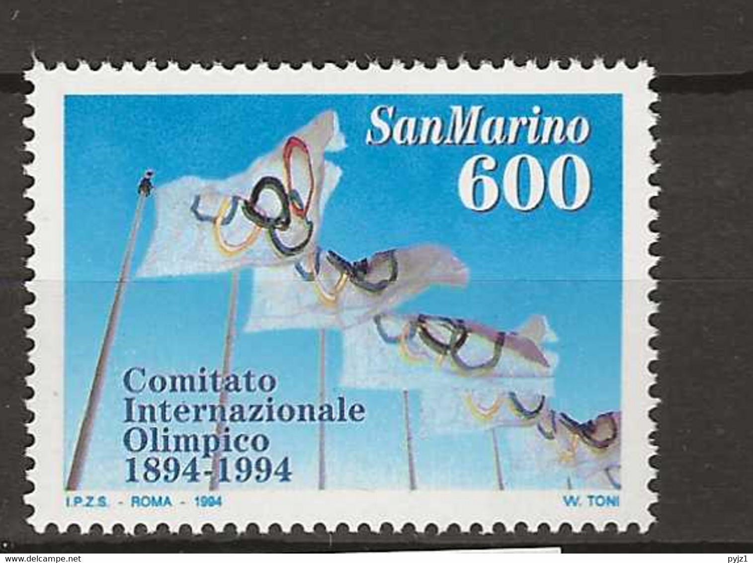 1994 MNH San Marino, Mi 1568 Postfris** - Unused Stamps
