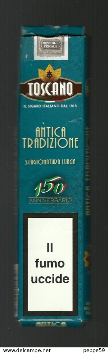 Tabacco Pacchetto Di Sigari Italia - Toscano Antica Tradizione Da 2 Pezzi - ( Vuoto ) - Zigarrenkisten (leer)