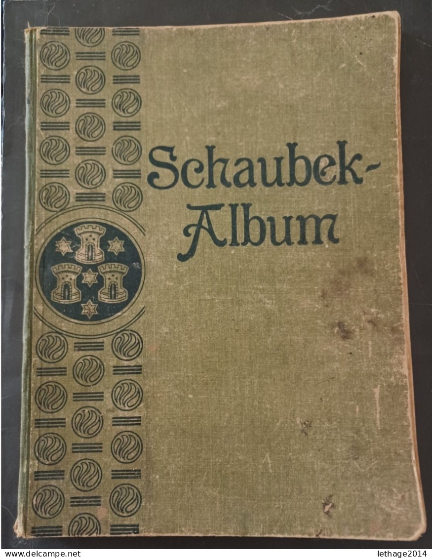 ALBUM STAMPS SCHAUBEK 1920s PERIOD COMPLETE WITH PAGES EXCEPT 1 5 SCANNERS ----- GIULY - Stamp Boxes