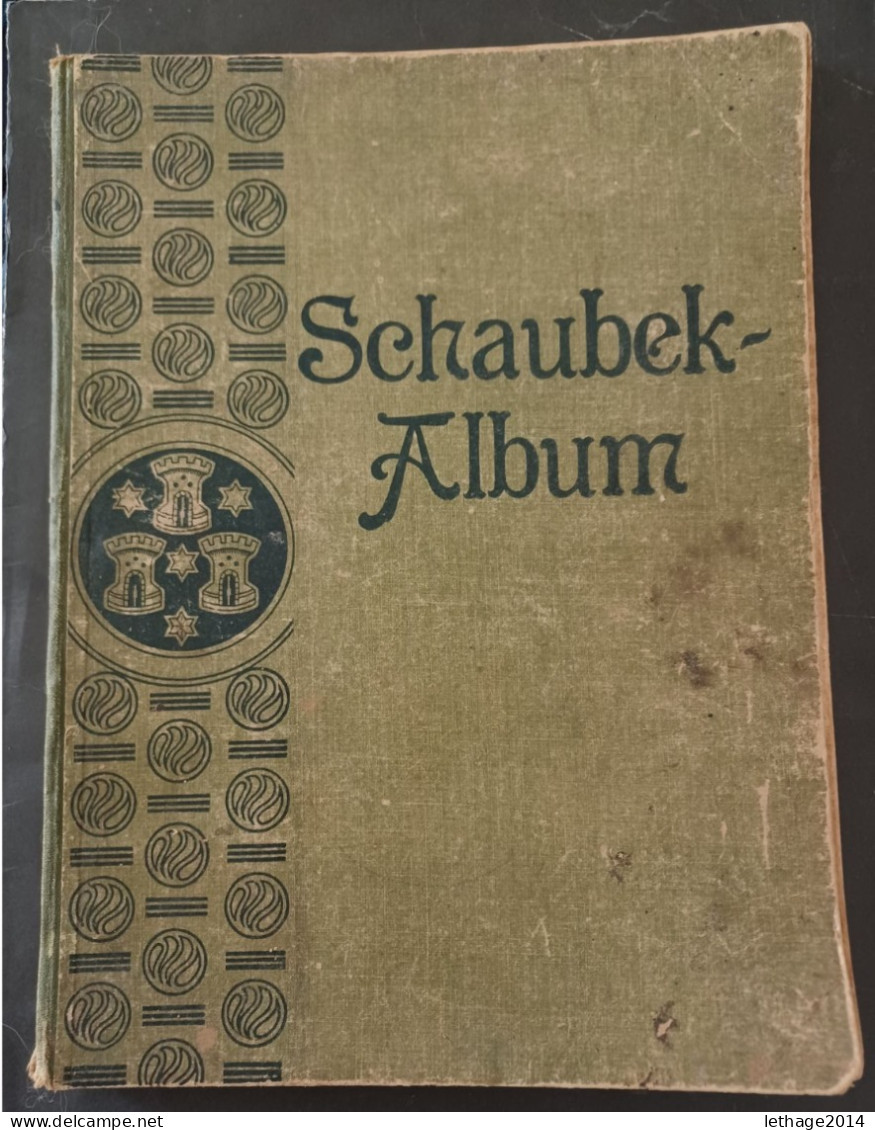 ALBUM STAMPS SCHAUBEK 1920s PERIOD COMPLETE WITH PAGES EXCEPT 1 5 SCANNERS ----- GIULY - Postzegeldozen