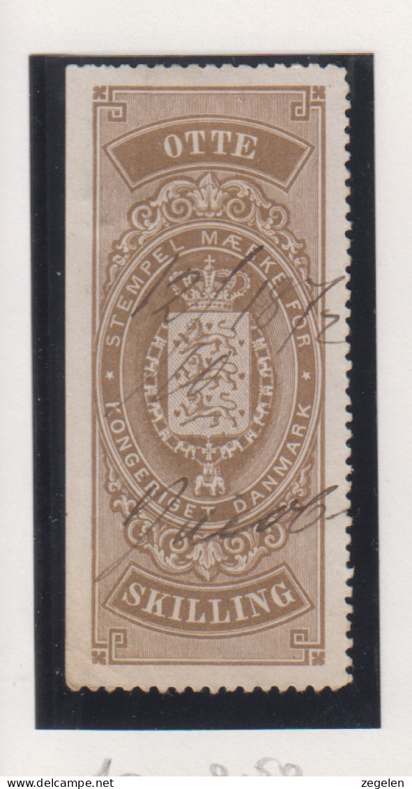 Denemarken Fiskale Zegel Cat. J.Barefoot Stempelmaerke 10 Links Ongetand - Revenue Stamps