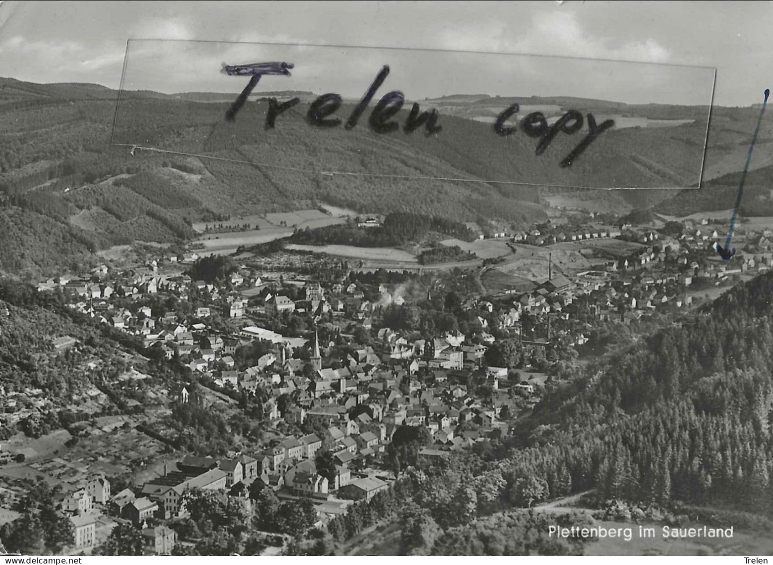 Allemagne, Plettenberg, 1954,   Gelaufen, Circulée - Plettenberg