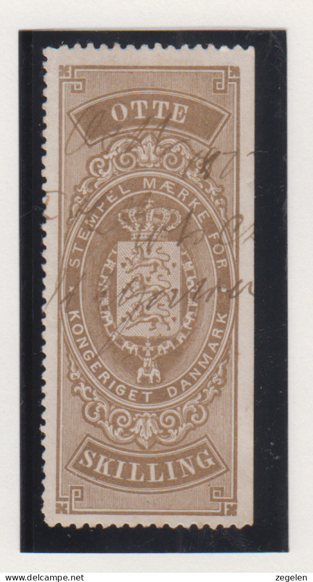 Denemarken Fiskale Zegel Cat. J.Barefoot Stempelmaerke 10 Rechts Ongetand - Revenue Stamps