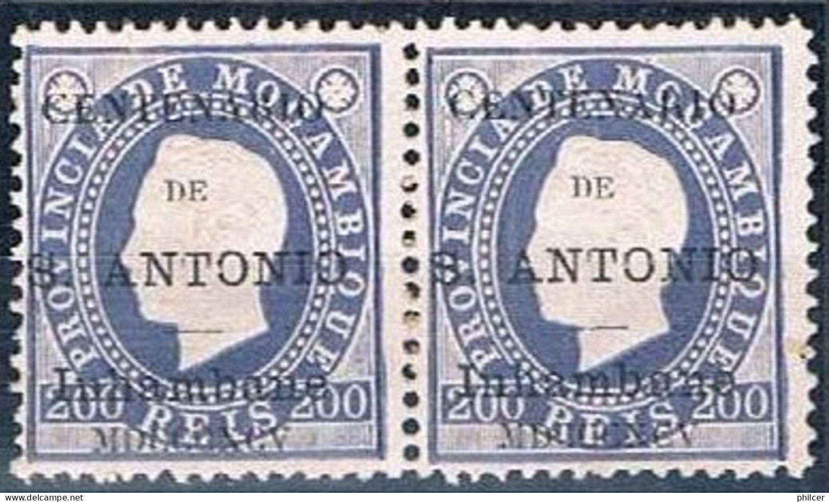 Inhambane, 1895, # 8 Dent. 12 1/2, MNG - Inhambane