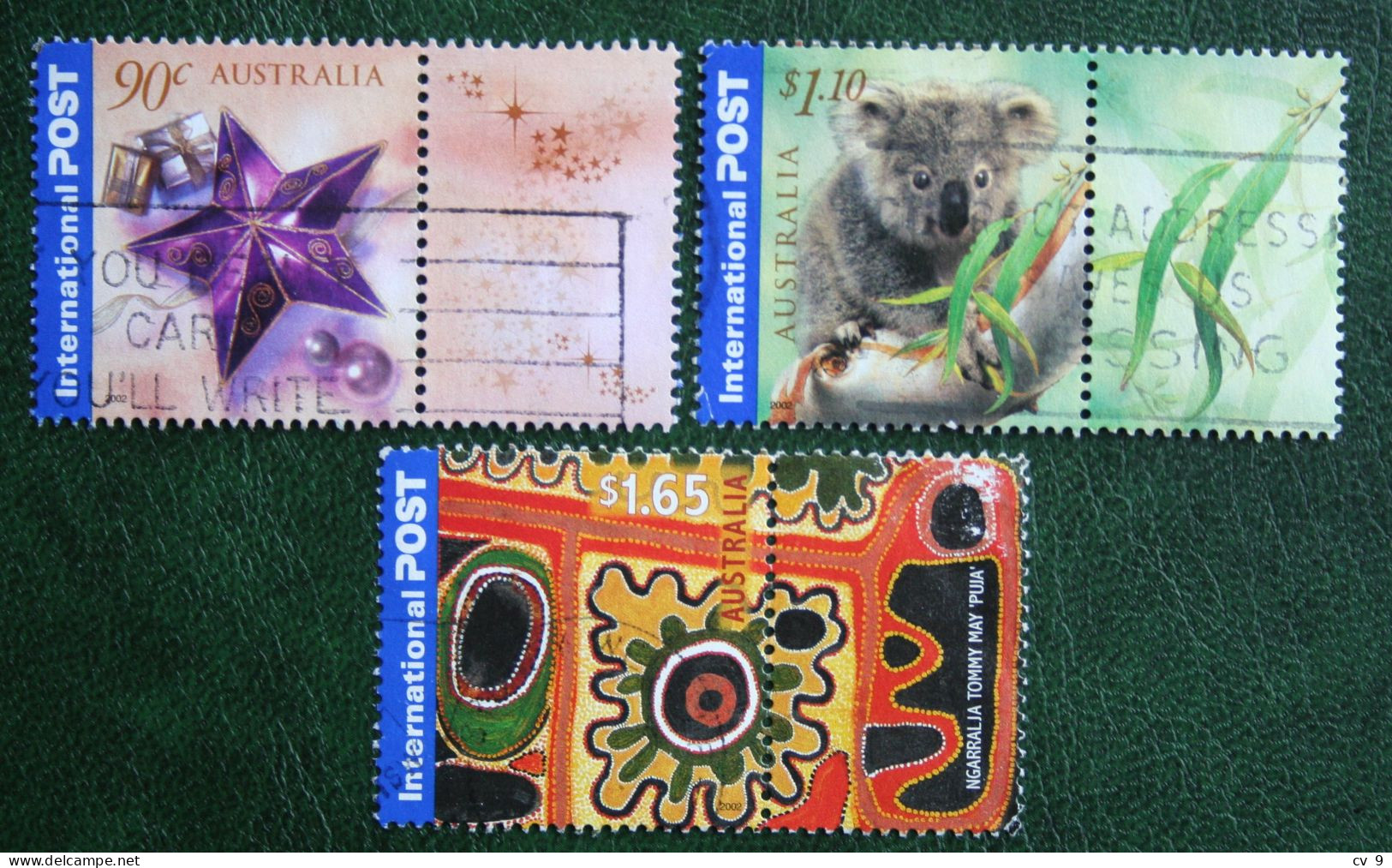 Greeting Stamps Koala Christmas Noel 2002 (Mi 2156-2158) Used Gebruikt Oblitere Australia Australien Australie - Oblitérés