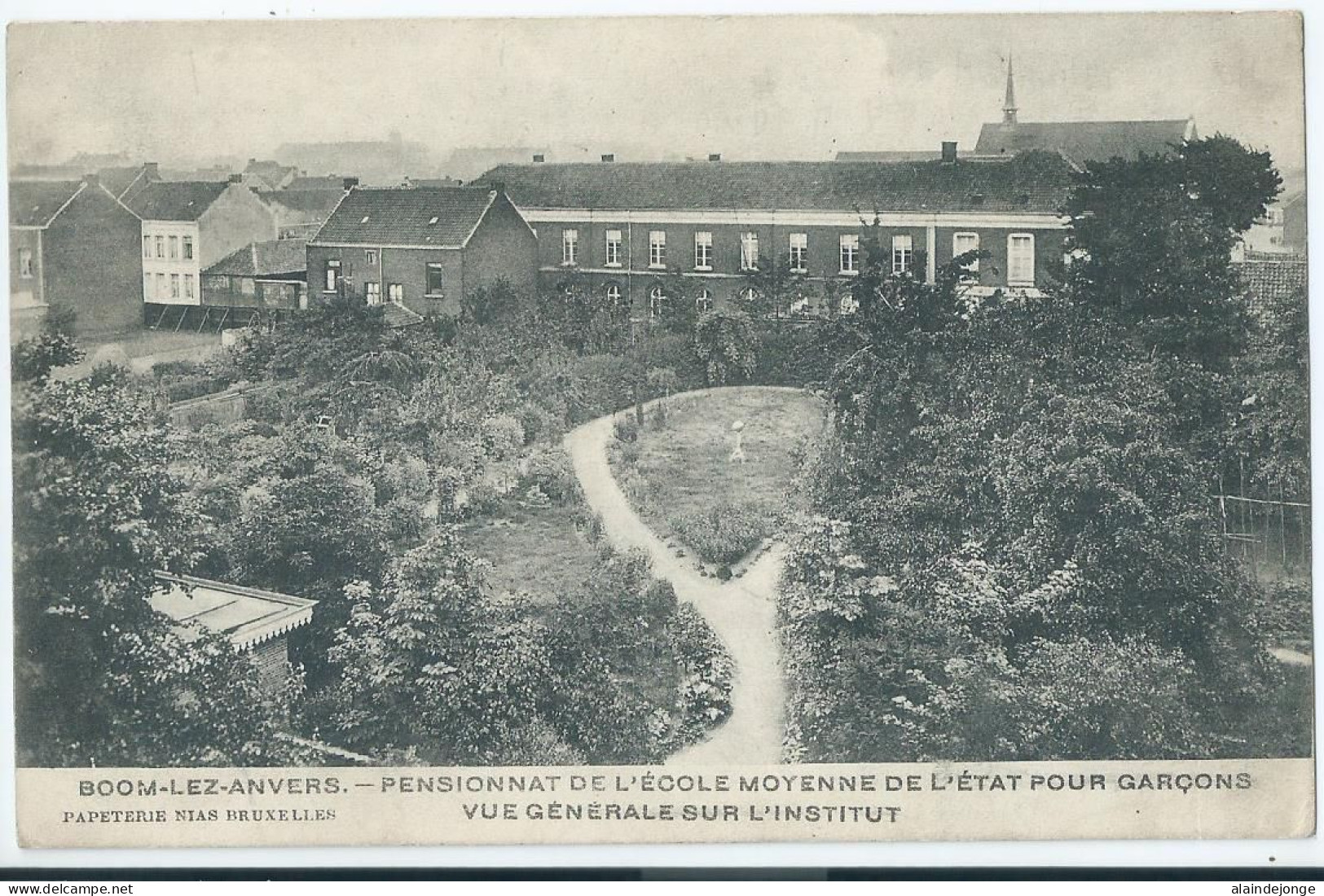 Boom-Lez-Anvers - (Boom) - Pensionnat De L'Ecole Moyenne De L'Etat Pour Garcons - Vue Générale Sur L'Institut  - Boom