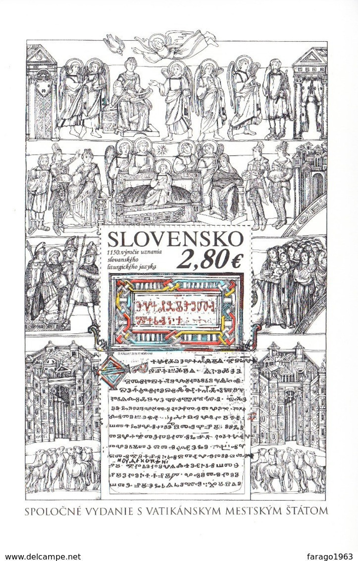 2018 Slovakia Early Bible   Complete Souvenir Sheet  MNH @Below Face Value - Unused Stamps