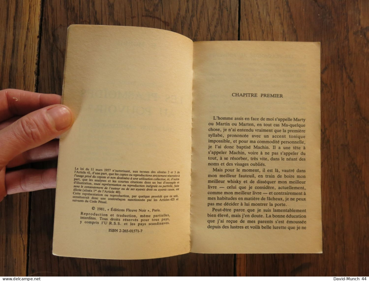 Les Psalmoides Au Pouvoir? De G. Morris. Editions Fleuve Noir, Collection "Anticipation". 1981 - Fleuve Noir