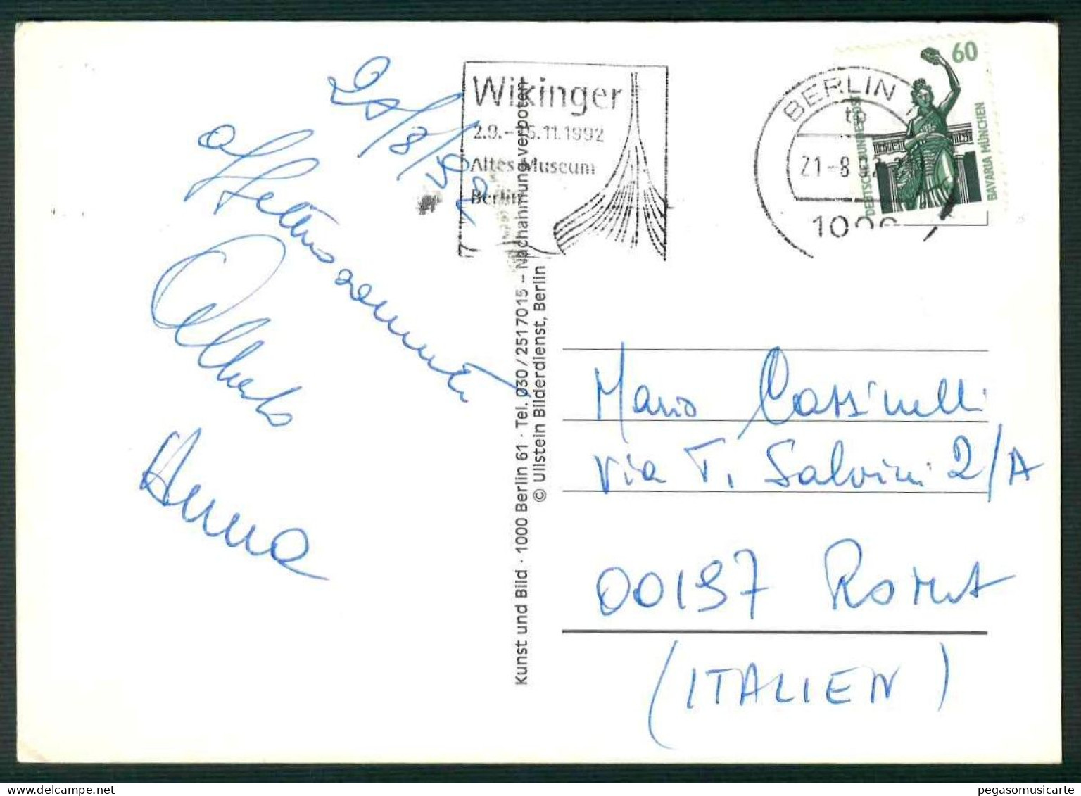 GK491 - BERLIN NACH DEM 9 NOVEMBER 1989 - PER ITALIA 1992 - Berliner Mauer