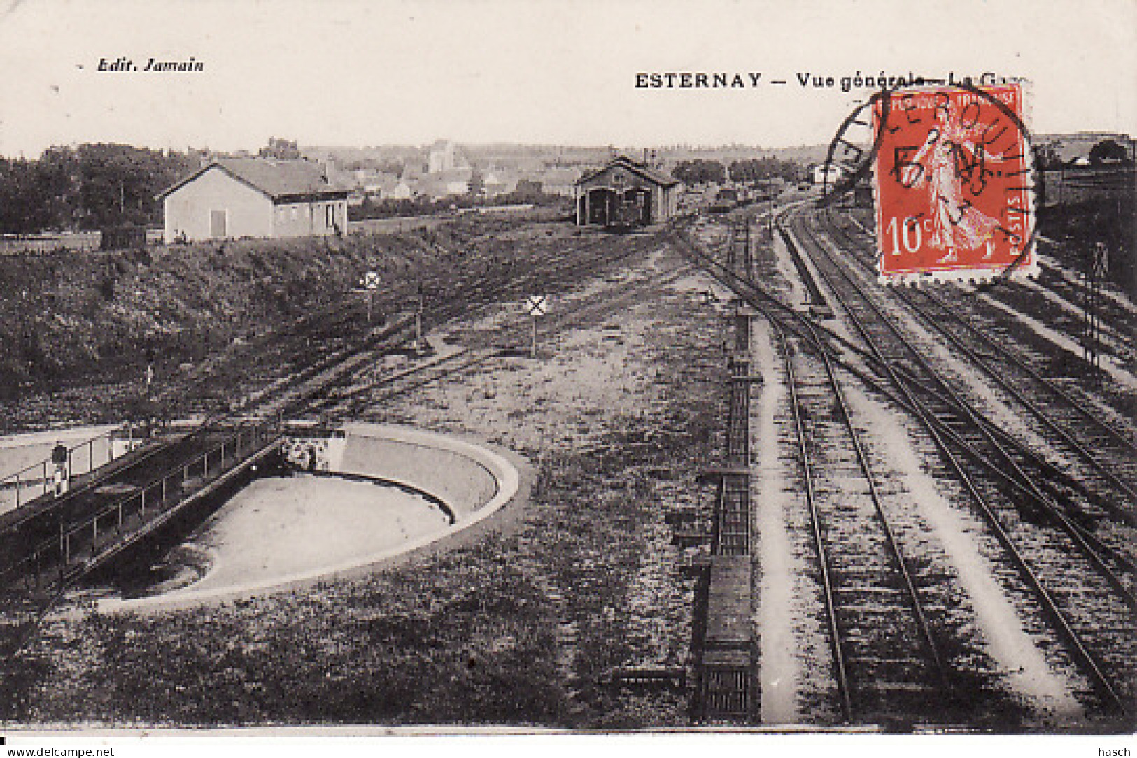 264712Esternay, Vue Générale La Gare  - Esternay