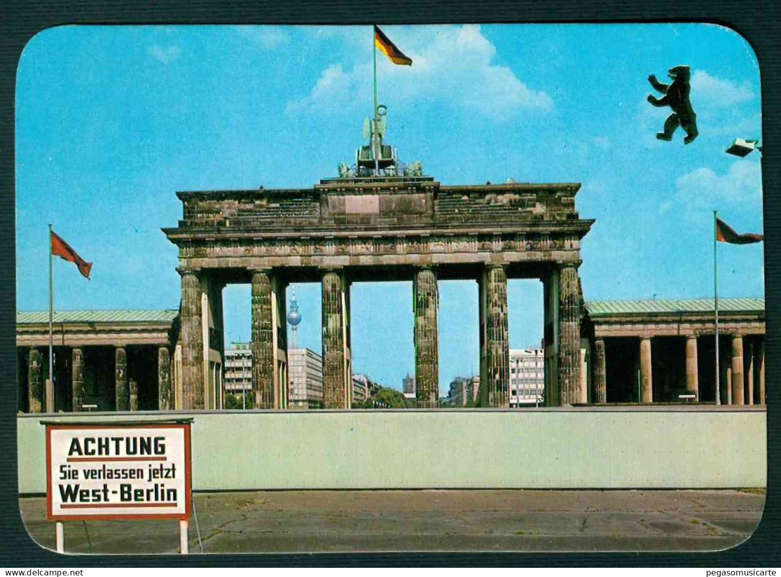 GK492 - BERLIN BRANDENBURGER TOR 1981 PER ITALIA - Brandenburger Door