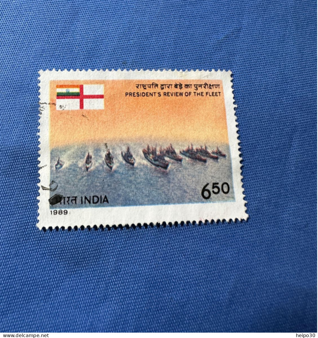 India 1989 Michel 1210 Flottenparade - Used Stamps