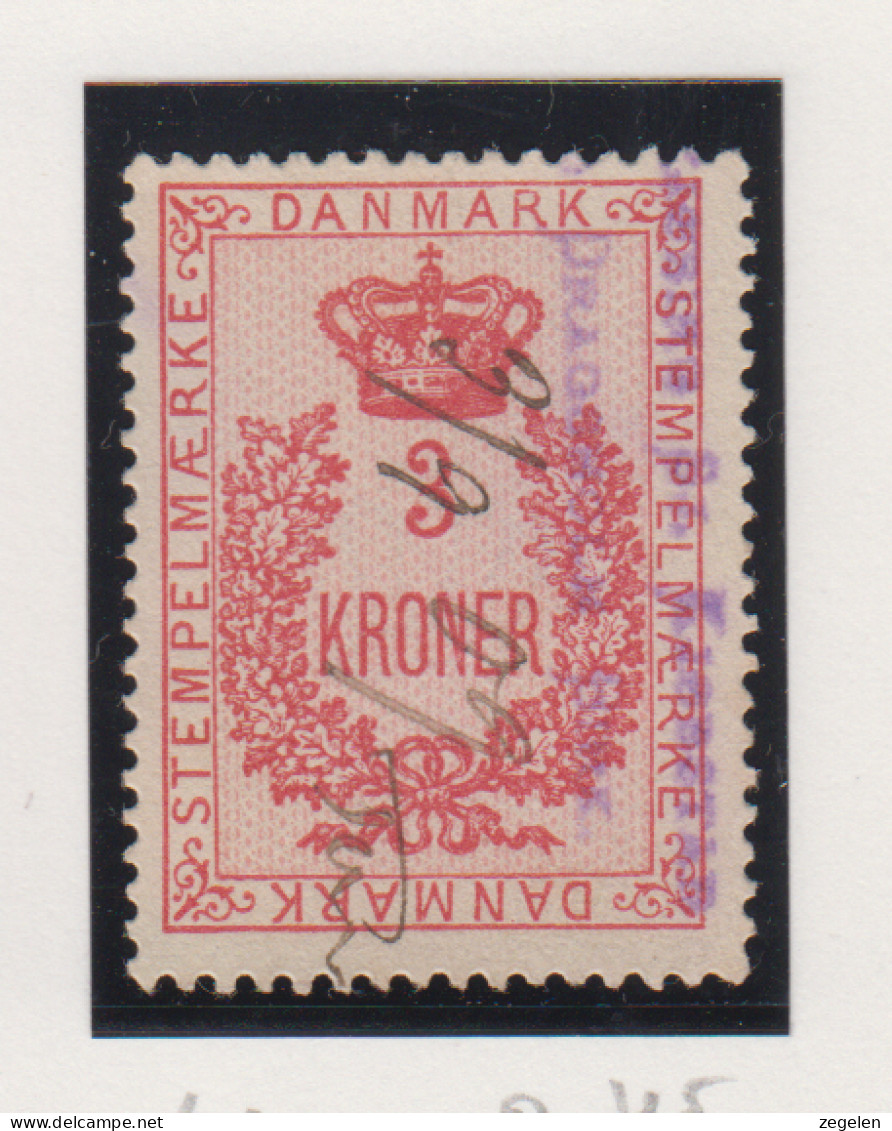 Denemarken Fiskale Zegel Cat. J.Barefoot Stempelmaerke 41 - Revenue Stamps
