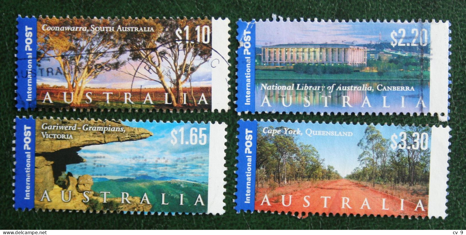 Foreign Stamps-Landscapes  Panoramas 2002 (Mi 2152-2155) Used Gebruikt Oblitere Australia Australien Australie - Usados
