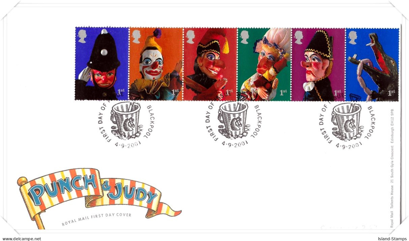 2001 Punch & Judy Unaddressed TT - 2001-2010. Decimale Uitgaven