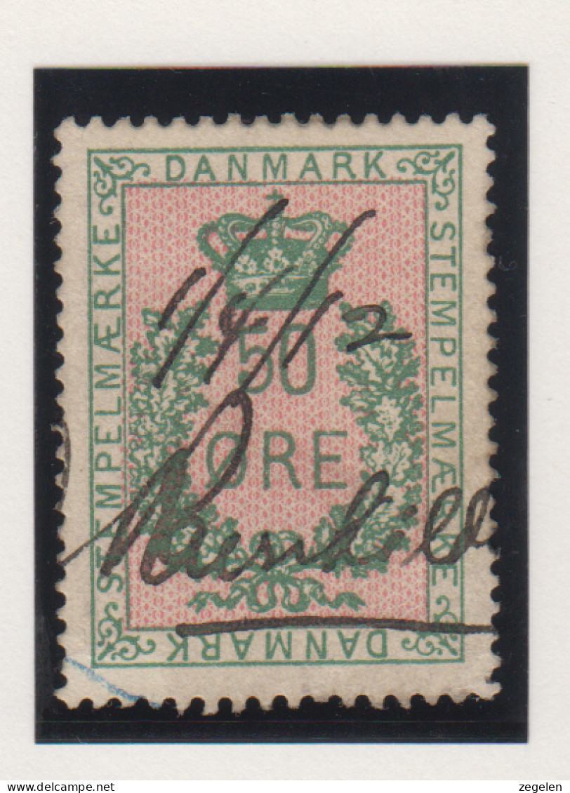 Denemarken Fiskale Zegel Cat. J.Barefoot Stempelmaerke 49 - Fiscale Zegels