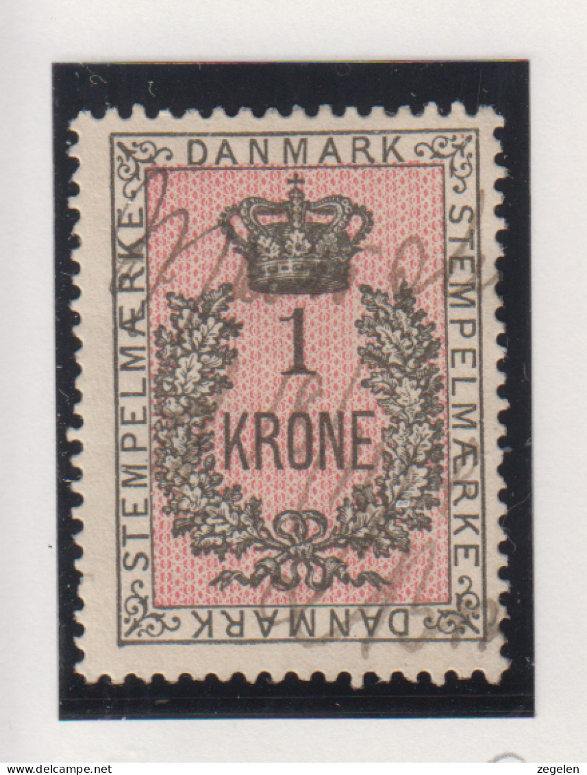 Denemarken Fiskale Zegel Cat. J.Barefoot Stempelmaerke 55 - Revenue Stamps