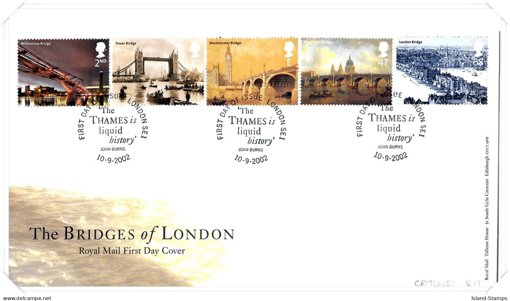 2002 Bridges Of London (2) Unaddressed TT - 2001-10 Ediciones Decimales