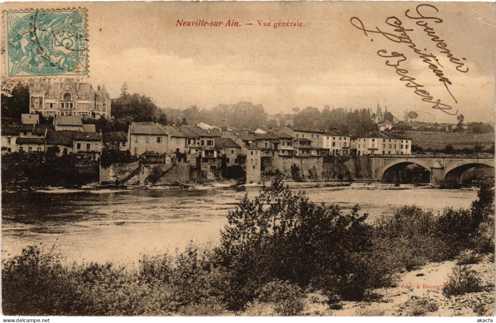 CPA Neuville-sur-Ain Vue Générale (1277339) - Villars-les-Dombes