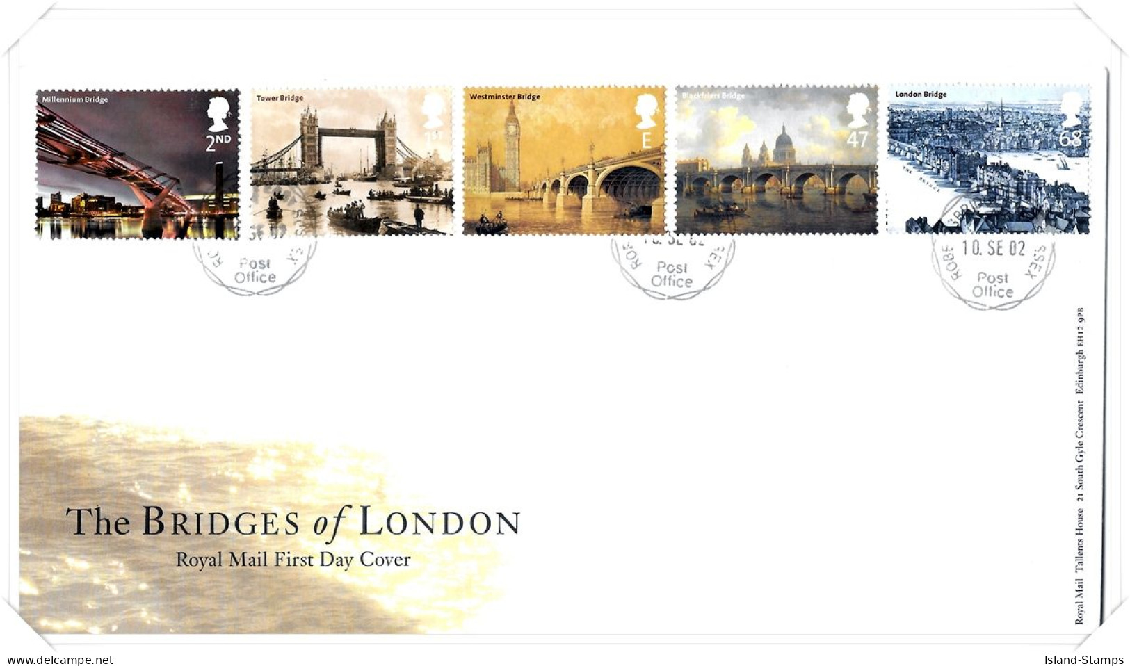 2002 Bridges Of London Unaddressed TT - 2001-10 Ediciones Decimales