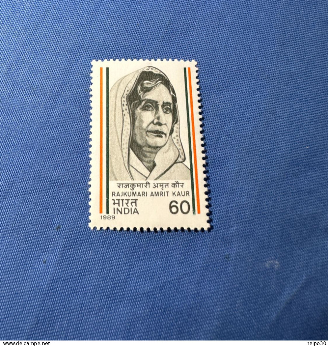 India 1989 Michel 1214 Raikumari Amrit Kaur MNH - Ungebraucht