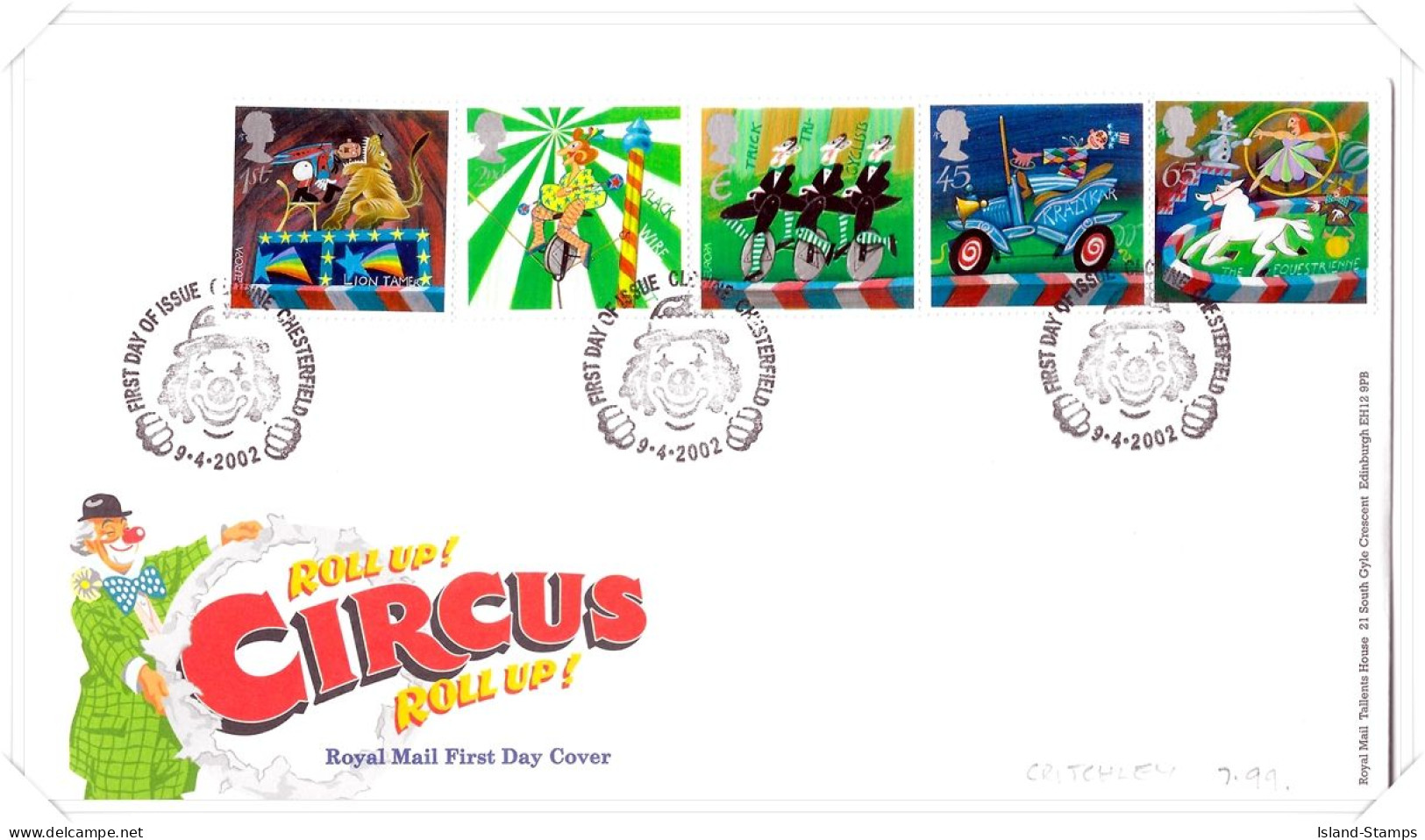 2002 Circus Unaddressed TT - 2001-10 Ediciones Decimales