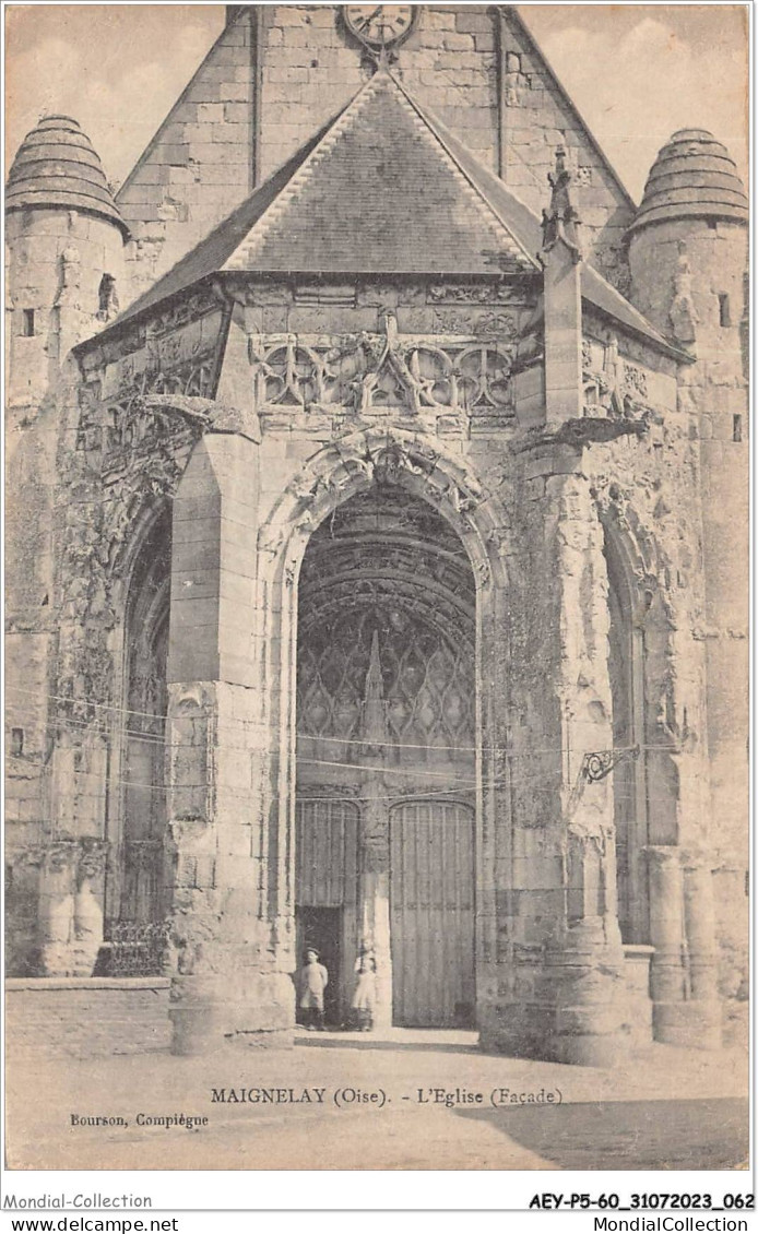 AEYP5-60-0386 - MAIGNELAY - Oise - L'église - Façade - Maignelay Montigny