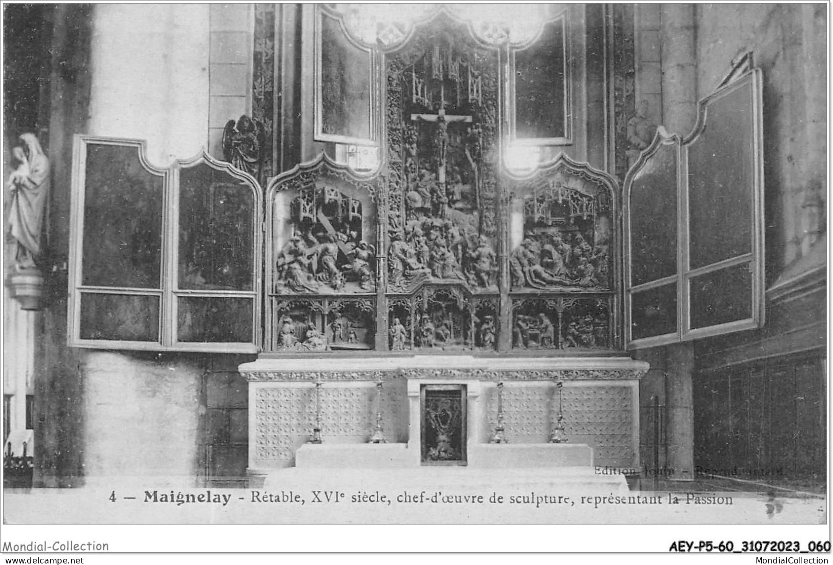 AEYP5-60-0385 - MAIGNELAY - Rétable - XVIe Siècle - Chef-d'oeuvre De Sculpture Représentant La Passion  - Maignelay Montigny