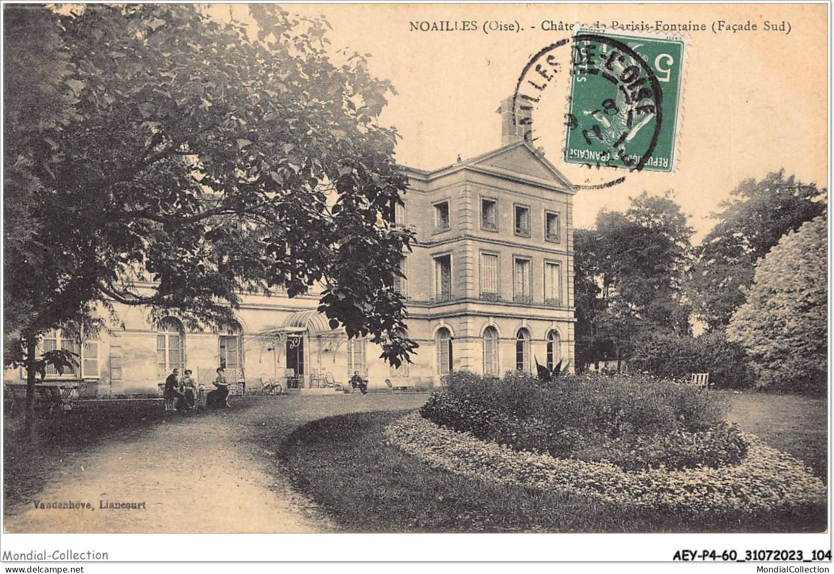 AEYP4-60-0314 - NOAILLES - Oise - Château De Parisis-fontaine - Façade Sud - Noailles
