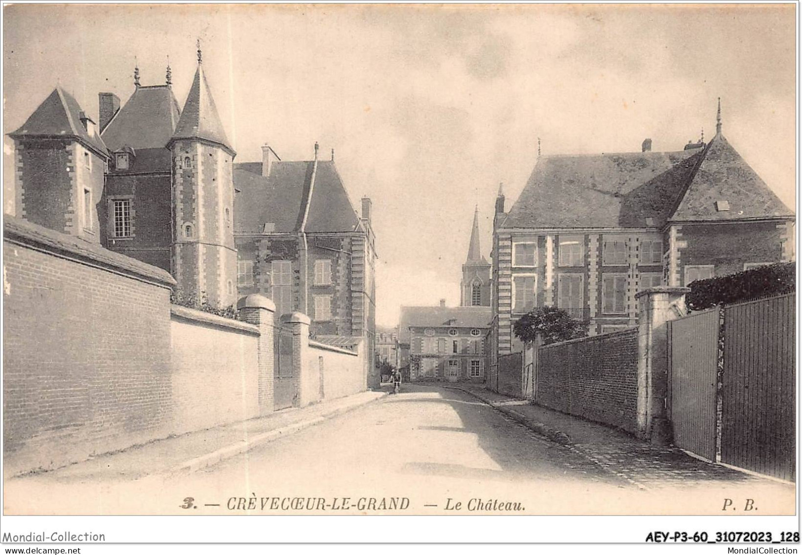 AEYP3-60-0244 - CREVECOEUR-LE-GRAND - Le Château  - Crevecoeur Le Grand