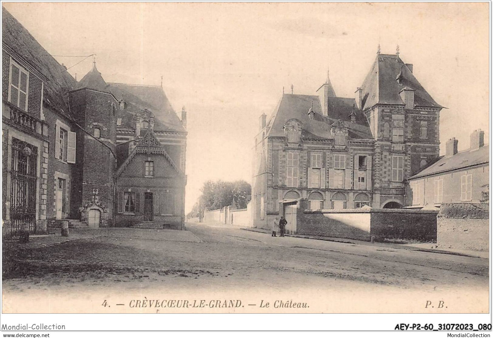 AEYP2-60-0133 - CREVECOEUR-LE-GRAND - Le Château  - Crevecoeur Le Grand