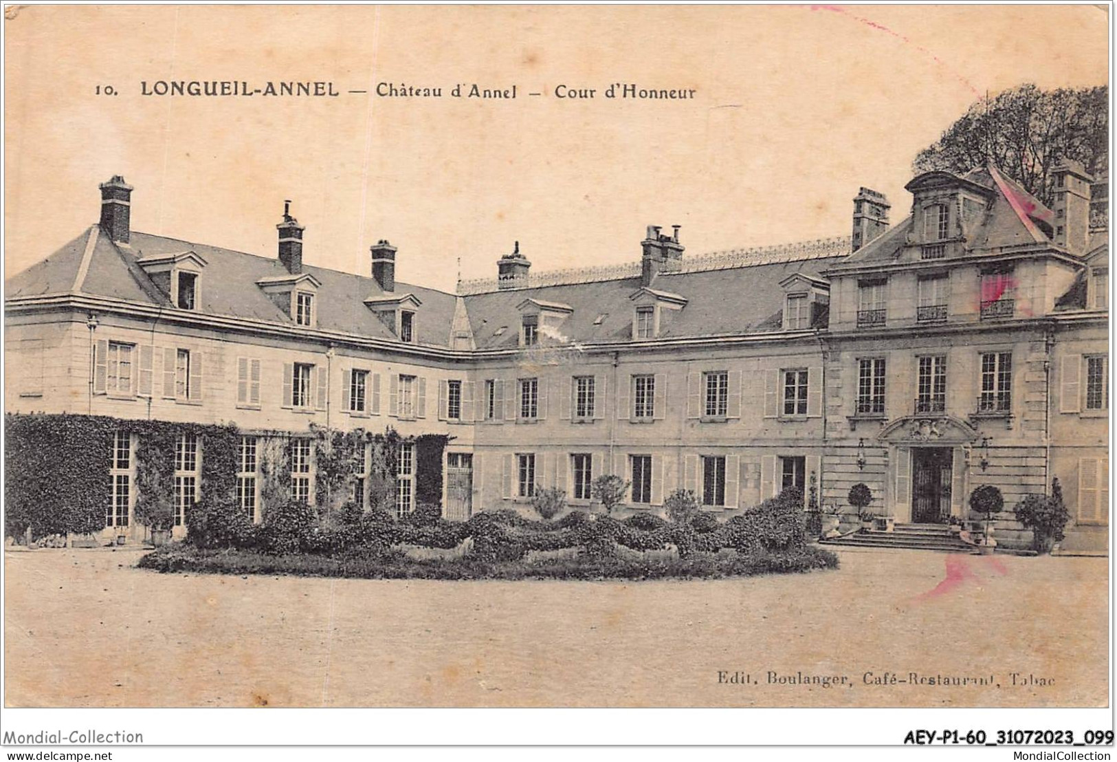 AEYP1-60-0051 - LONGUEIL-ANNEL - Château D'annel - Cour D'honneur  - Longueil Annel