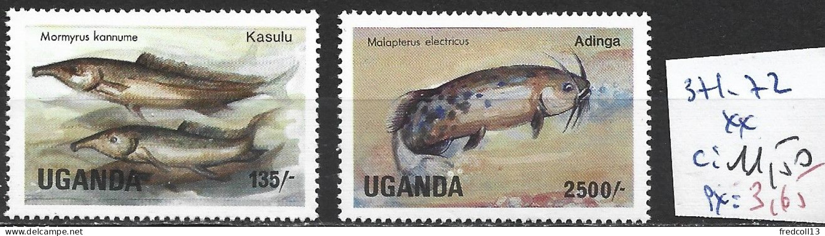 OUGANDA 371-72 ** Côte 11.50 € - Uganda (1962-...)