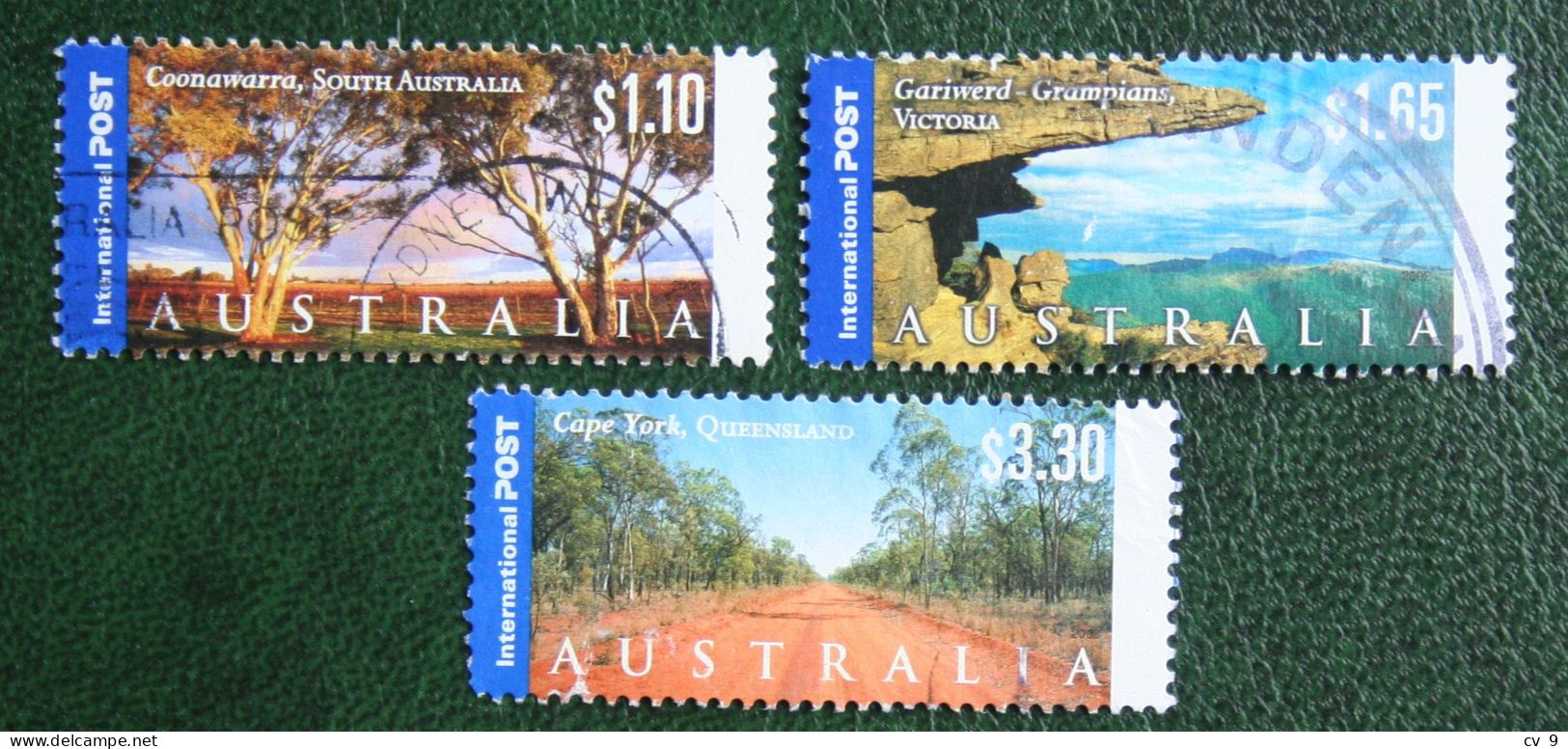 Foreign Stamps-Landscapes  Panoramas 2002 (Mi 2152-2153 2155) Used Gebruikt Oblitere Australia Australien Australie - Usados