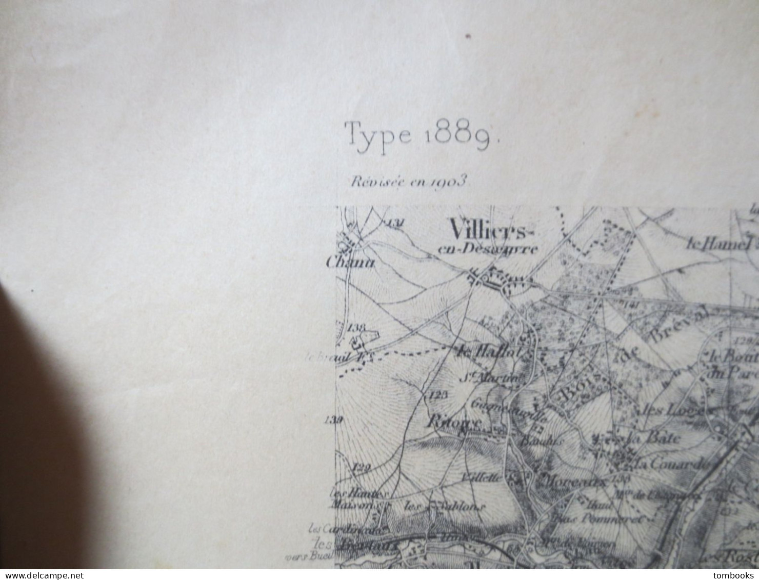 27 - Evreux  - Ensemble De 4 Cartes Terrestres - 1889 Levé 1901 - B.E  - - Topographische Karten