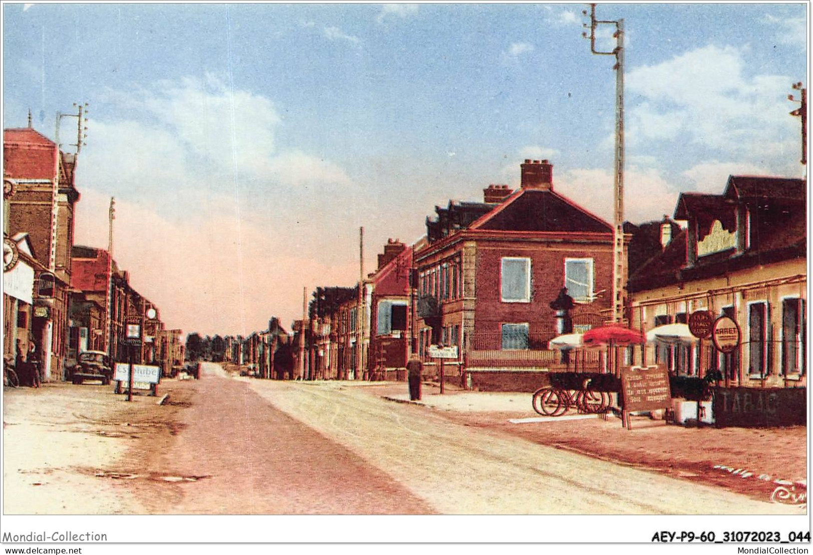 AEYP9-60-0763 - SAINT-GENEVIEVE-PETIT-FERCOURT - Oise - Route Nationale - Sainte-Geneviève