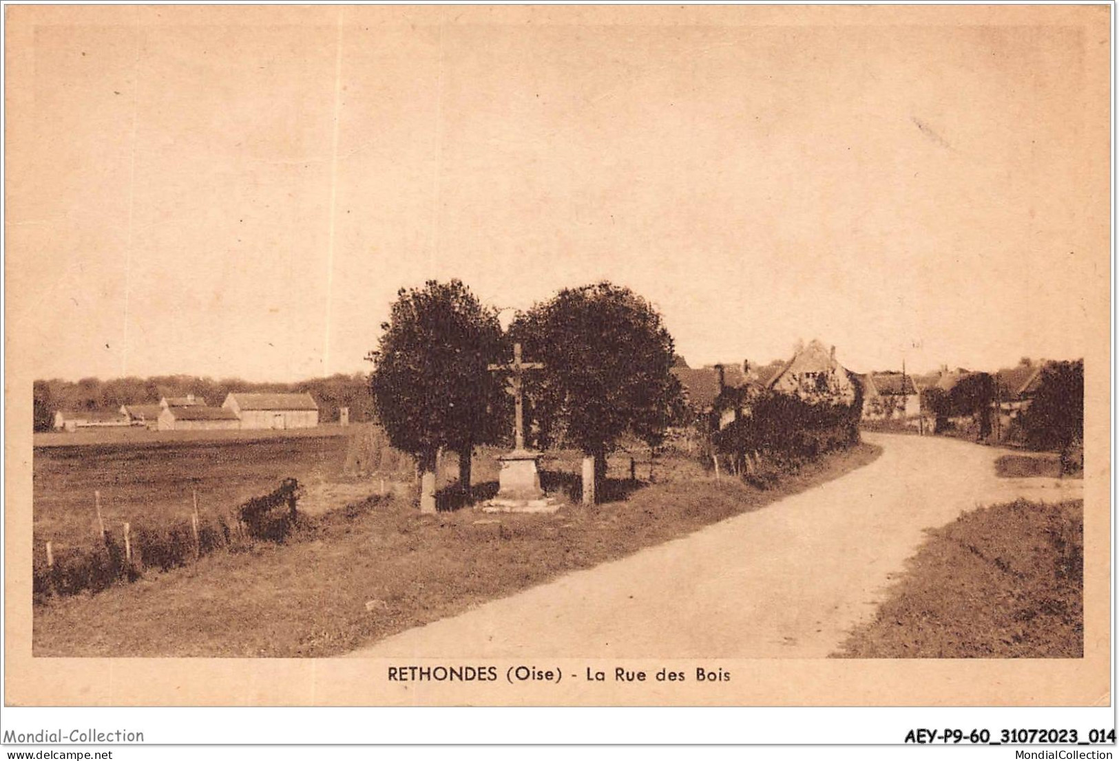 AEYP9-60-0748 - RETHONDES - Oise - La Rue Des Bois  - Rethondes