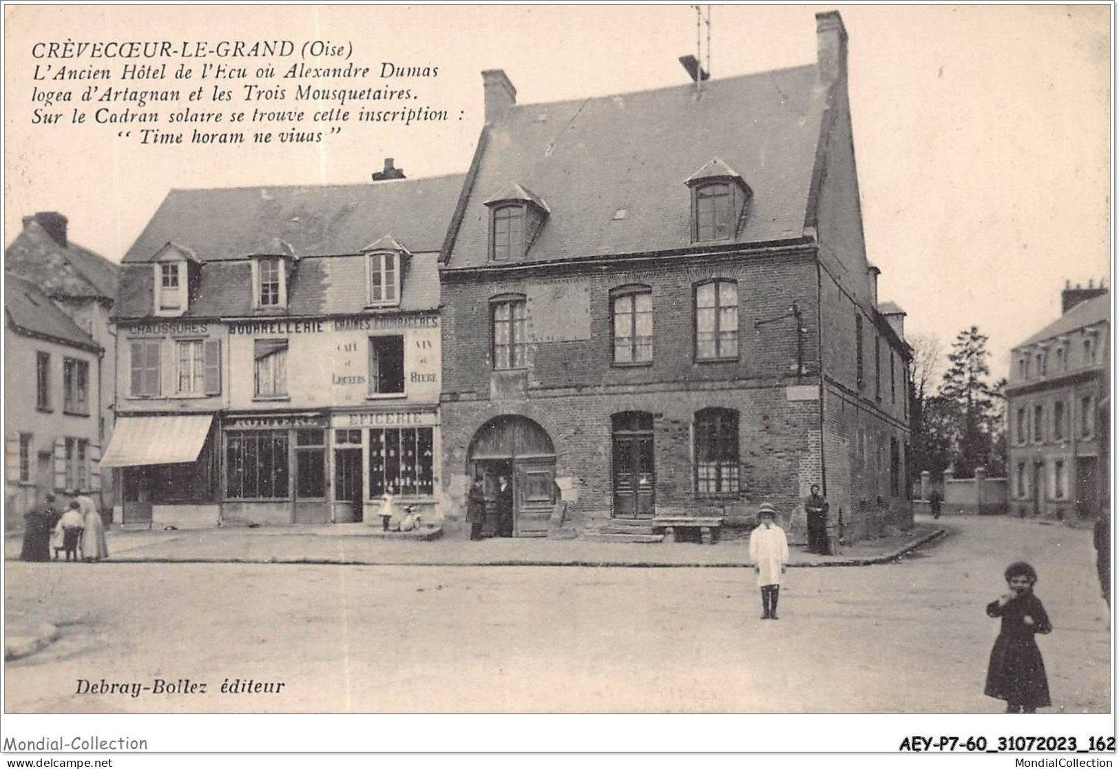 AEYP7-60-0657 - CREVECOEUR-LE-GRAND - Oise - L'ancienne Hôtel De L'écu  - Crevecoeur Le Grand