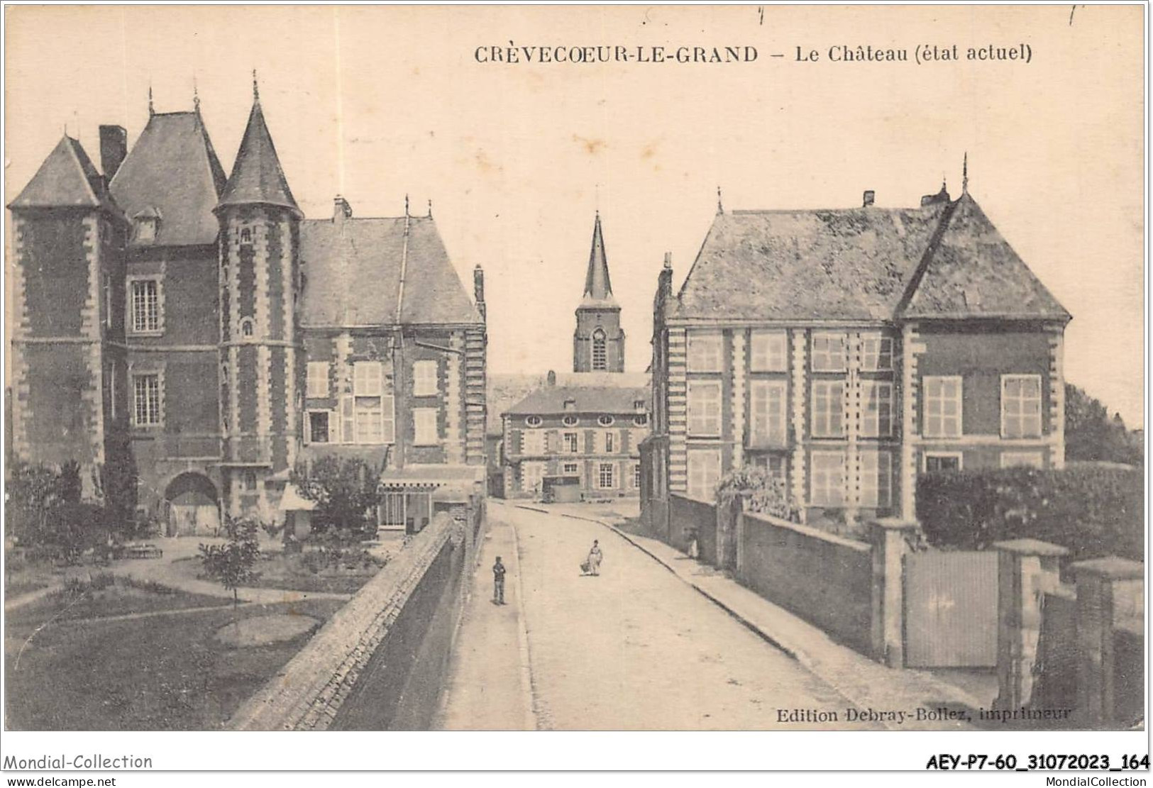 AEYP7-60-0658 - CREVECOEUR-LE-GRAND - Le Château - état Actuel - Crevecoeur Le Grand