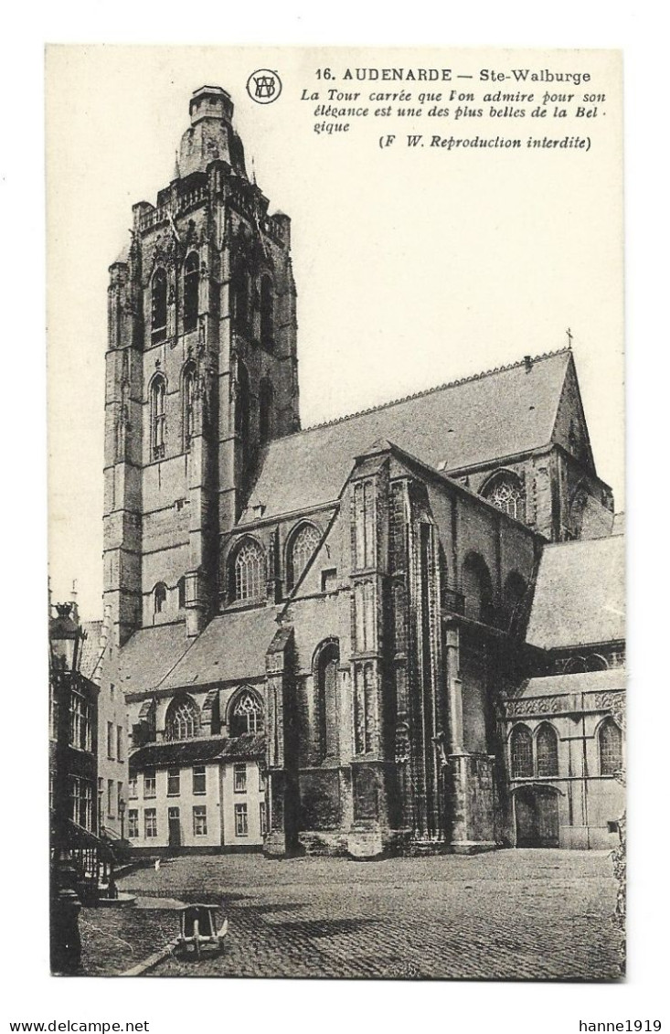 Oudenaarde Eglise Ste Walburga La Tour Htje - Oudenaarde