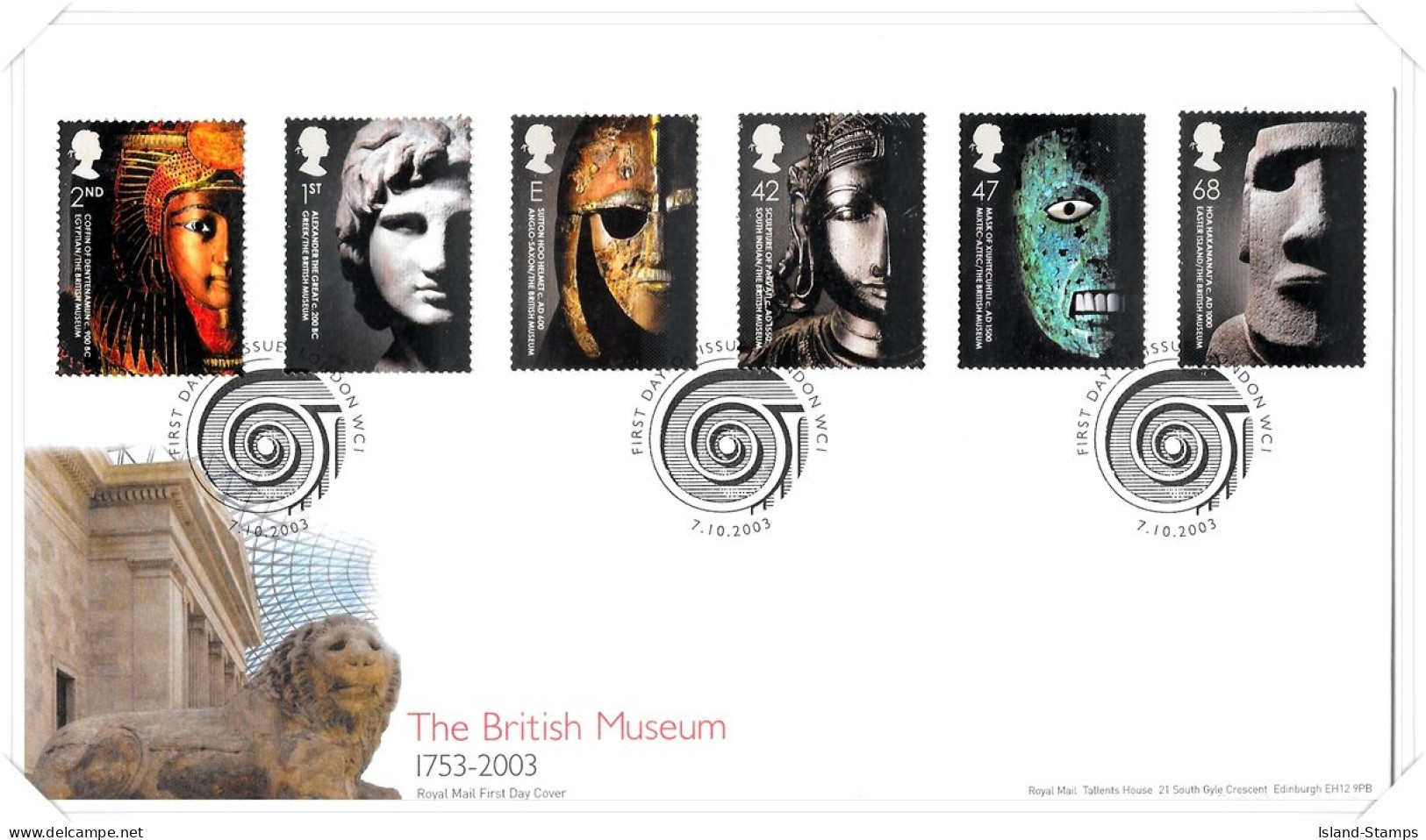 2003 British Museum Unaddressed TT - 2001-2010 Em. Décimales