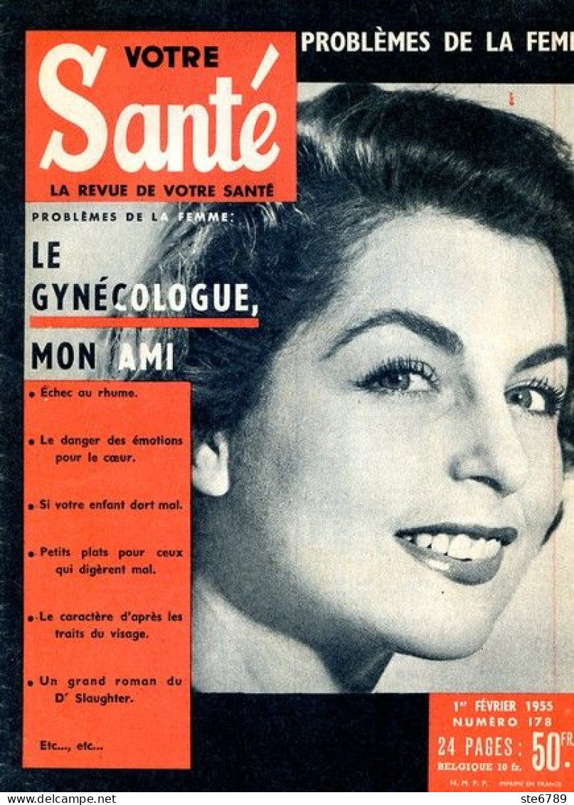 Revue  VOTRE SANTE N° 178  Février  1955   Beauté Hygiène Sport - Medicina & Salud