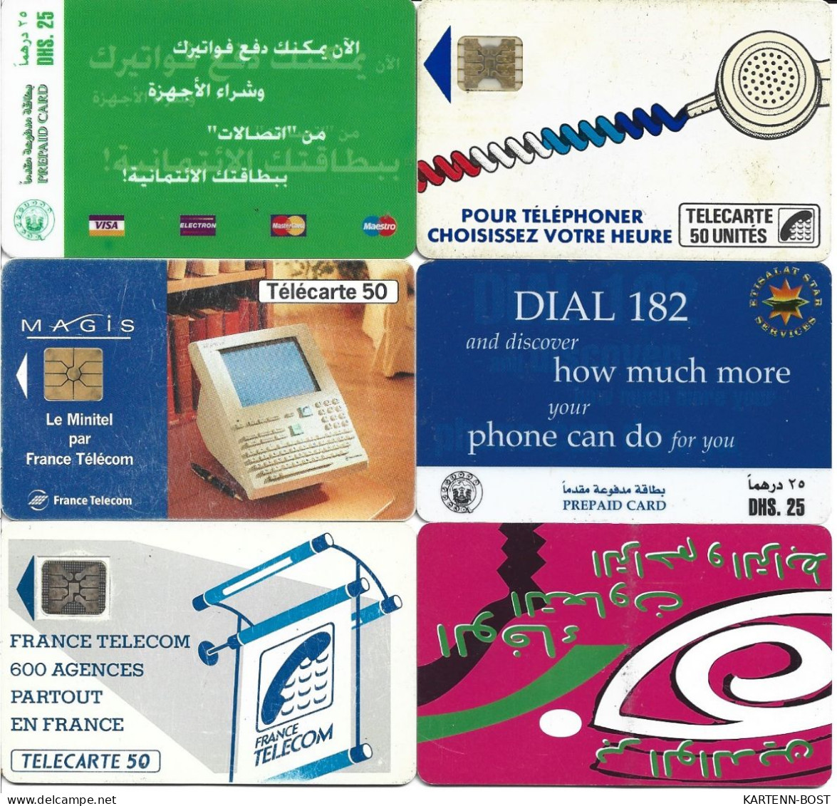 Un LOT 138 divers de Cartes Téléphonique - Télécartes - Offert Une Pochette de 128