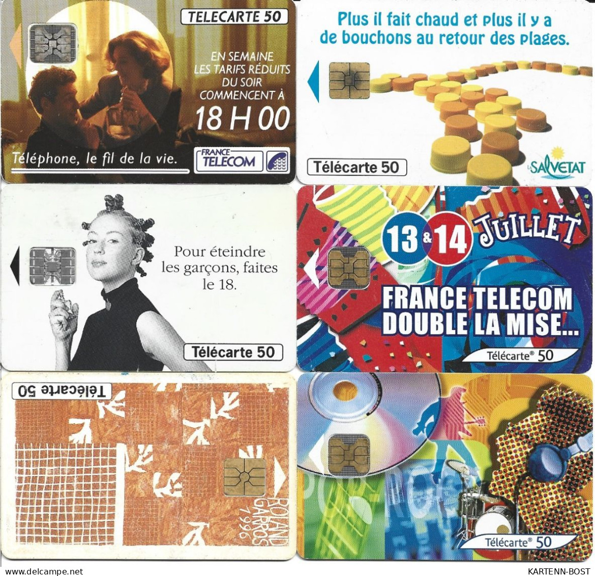 Un LOT 138 divers de Cartes Téléphonique - Télécartes - Offert Une Pochette de 128