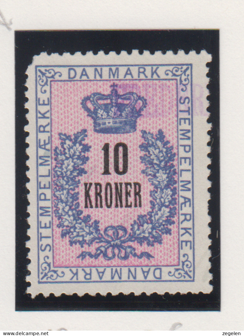 Denemarken Fiskale Zegel Cat. J.Barefoot Stempelmaerke 120 - Revenue Stamps