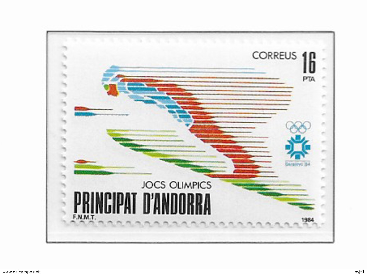 1984 MNH Andorra - Hiver 1984: Sarajevo